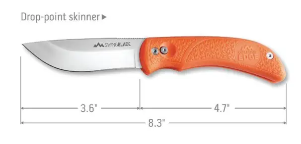 Swingblade jaktkniv -  (orange)
