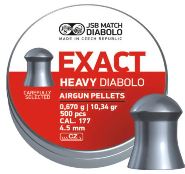 JSB Exast Diablo Heavy 4,5 mm, 500 st