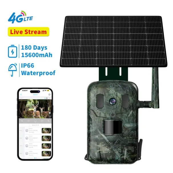 Live-kamera 2.0 inkl. solcell och batteripaket - 2026-modellen