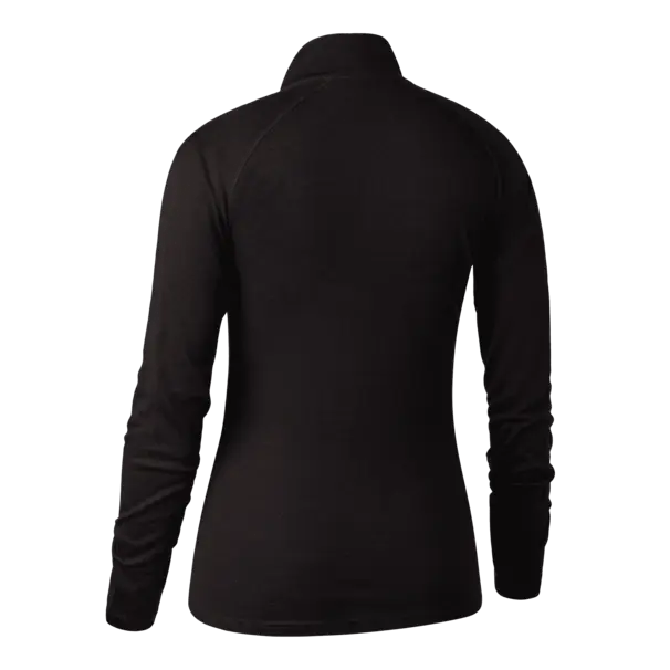 Lady Quinn merinaundertröja med halv dragkedja