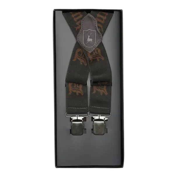 Logo-hängslen med clips