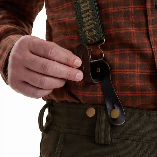 Hängslen med logga för knapp