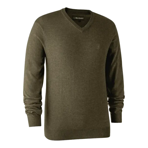 Kingston Stickad tröja med V-ringning