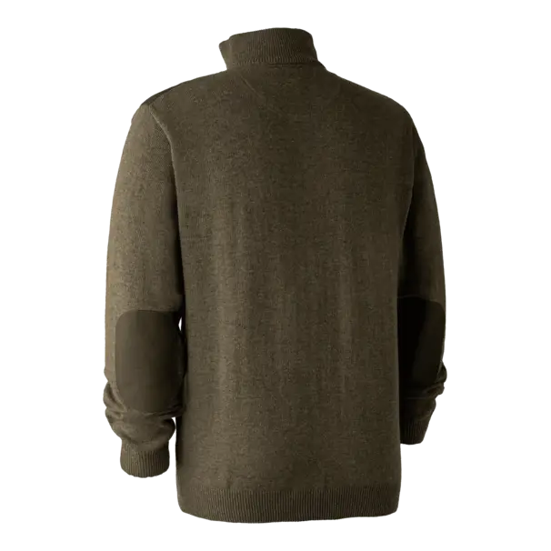 Sheffield Stickad tröja med dragkedja i halsen