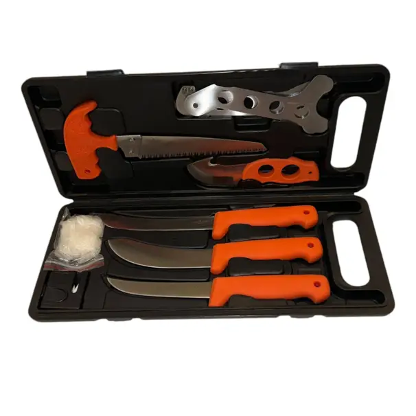 Hike&Hunt slaktset INKL knivslipare - 8 delar
