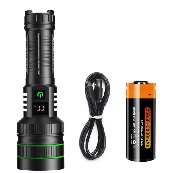 Laserficklampa 10.000LM - vitt ljus