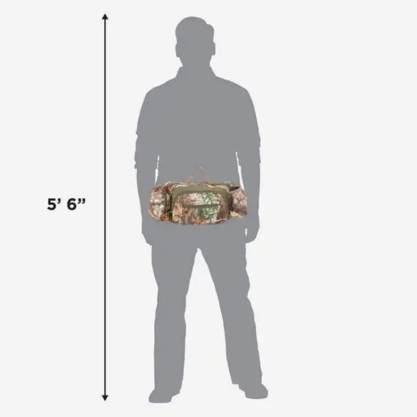 Allen Company Terrain Vale Waist jaktpaket, 600 cu. in. kapacitet, Oliv & Realtree Edge