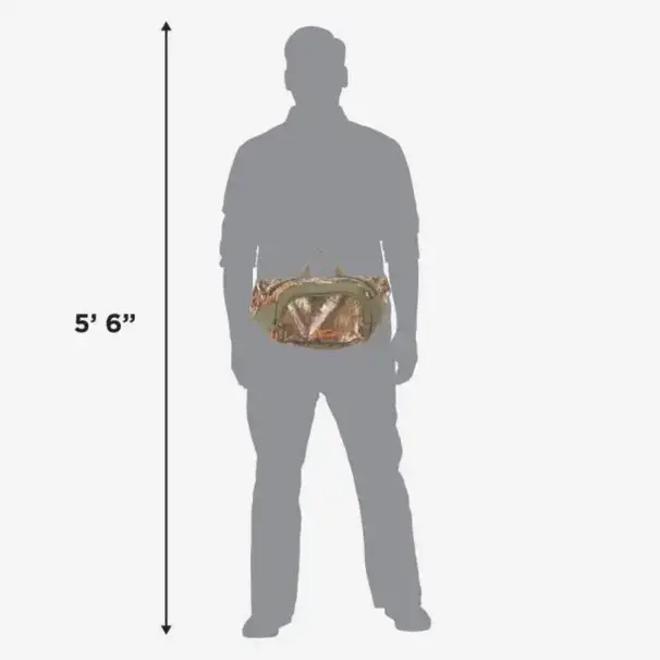 Allen Company Terrain Gulch Waist Hunting Pack, 300 kubiktum kapacitet, Olive & Realtree Edge