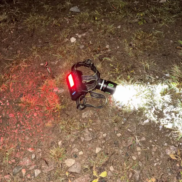 Pannlampa jakt, camping, outdoor