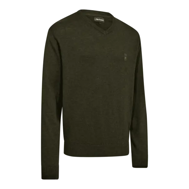 Harrington V-ringad stickad tröja