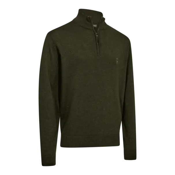Harrington ½-zip stickad tröja
