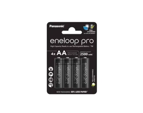 Panasonic eneloop Pro AA Uppladdningsbara batterier 4 st.