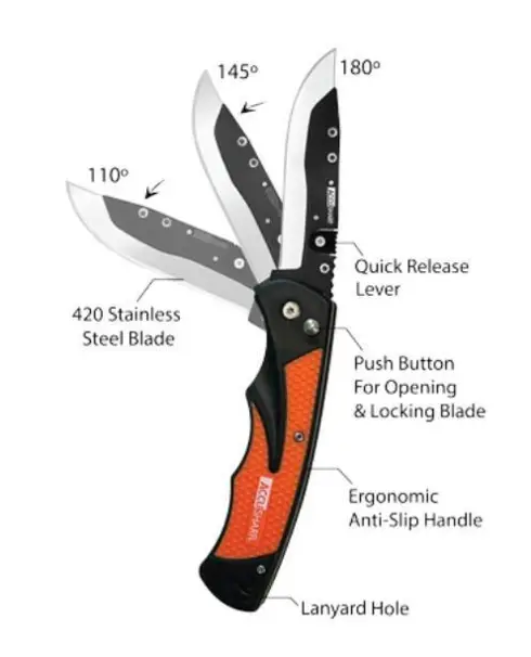 Razor kniv med utbytbart blad