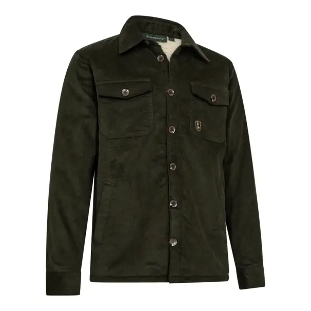 Sherpa-fodrad sammetsjacka