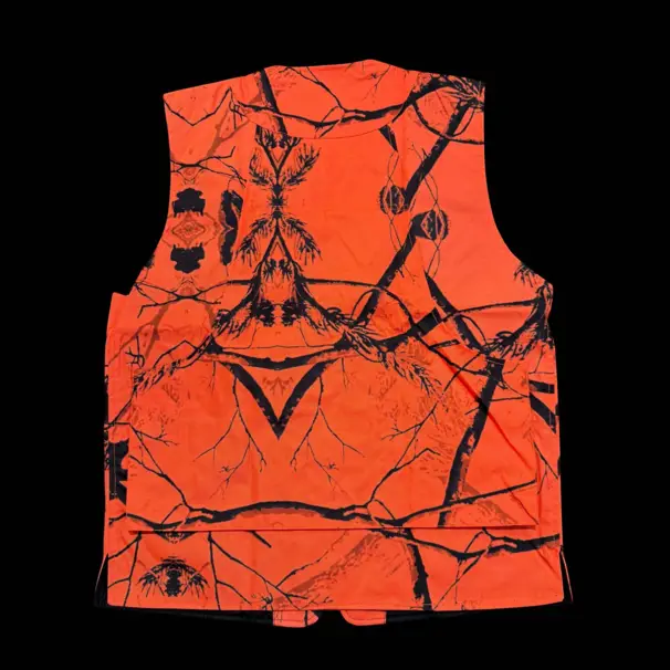 Slitstark hund- och säkerhetsväst, orange camouflage