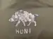 Hoodie med vildsvinsmotiv