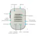 ProEquip PRO-BT560 Bluetooth-monofon, inkl. laddkabel, vit