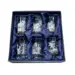 snapsglas med viltmotiv - 6 glas