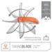Swingblade jaktkniv -  (orange)