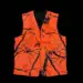 Slidstærk hunde- og sikkerhedsvest, orange camouflage