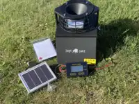 foderautomat galvaniserad och lackerad 12v