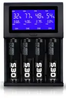Black Voltage smart laddare för 18650
