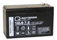 Batteri 12V Q-BATTERI uppladdningsbart batteri 7,2Ah