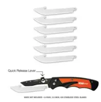 Razor kniv utbytbart bladset - 6 blad