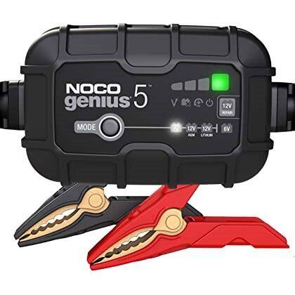GENIUS 5 - 6v och 12v laddare 5amp