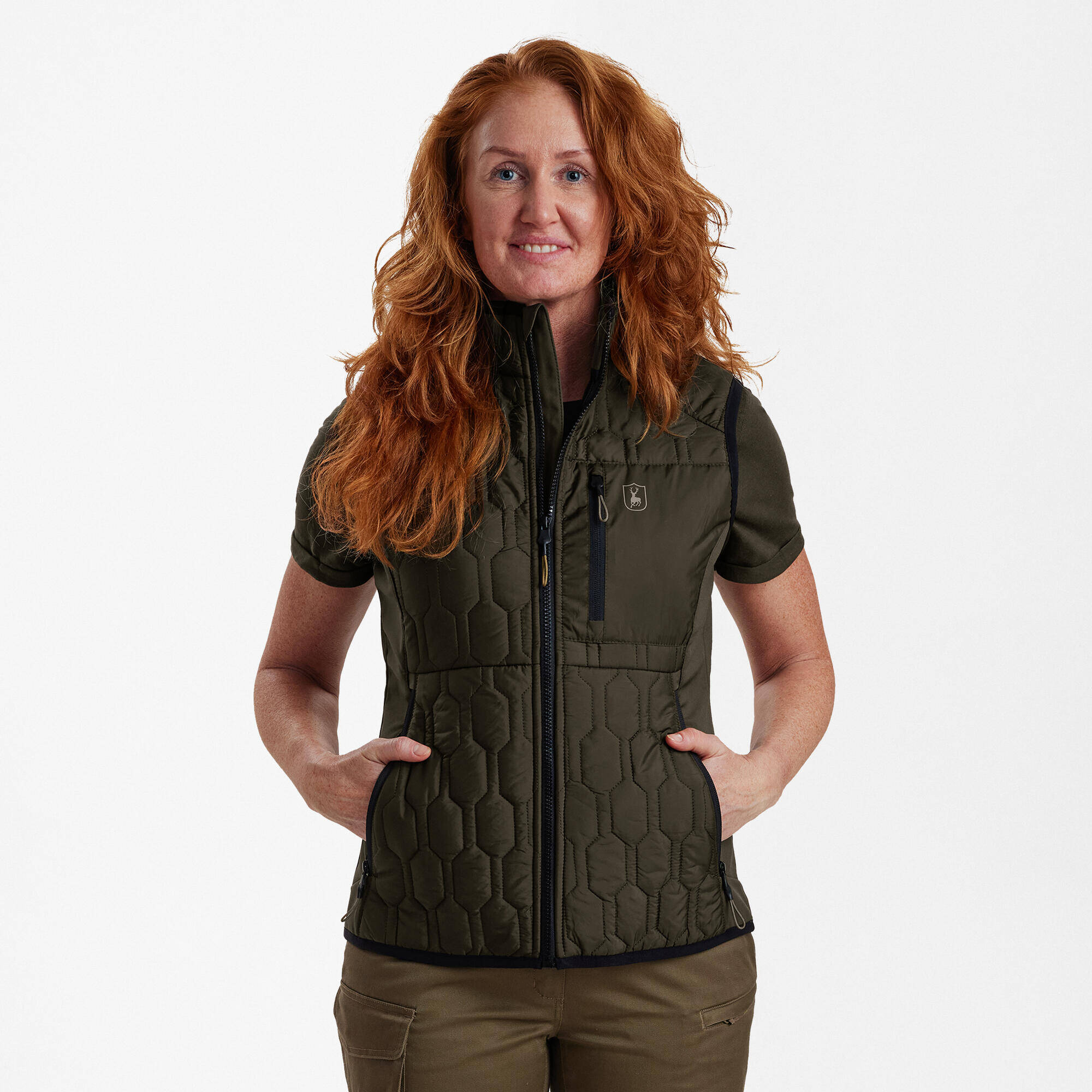 Lady Mossdale quiltad väst