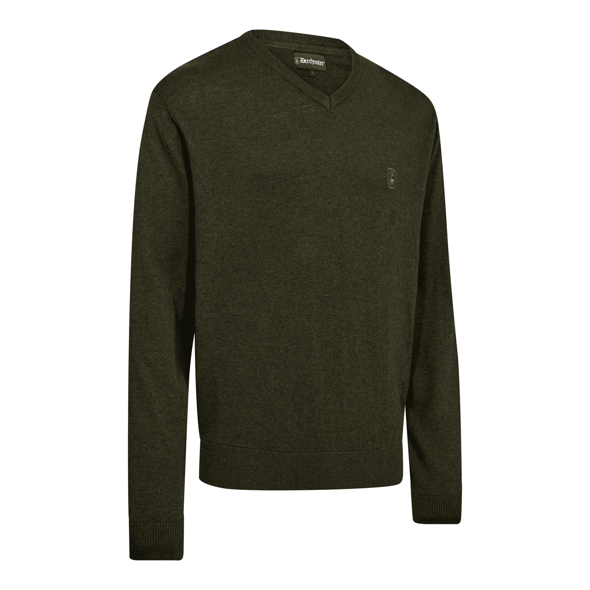 Harrington V-ringad stickad tröja