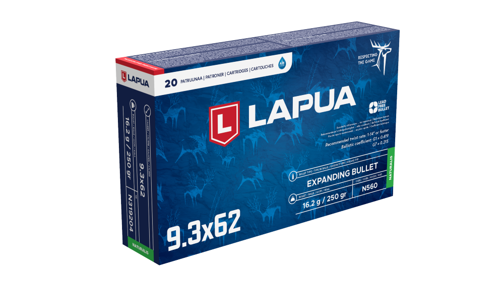 Lapua 9,3*62 Naturalis 16,2gr